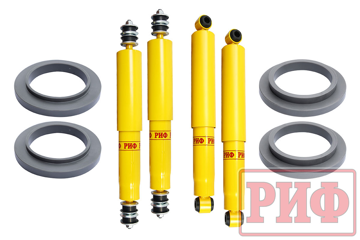 Лифт-комплект РИФ лайт Nissan Patrol Y60 и Y61 лифт 15 мм RIF-Y61-A-lite