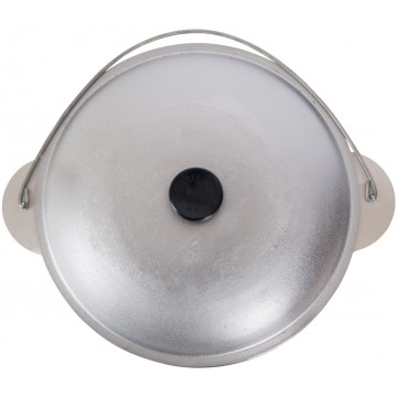 Казан походный с крышкой, 6 л, силумин, диаметр 26 см.  БКД06