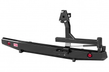 Бампер задний, без квадрата под фаркоп, с калиткой и фонарями, лифт 65 мм РИФ УАЗ Буханка  RIF452-22250