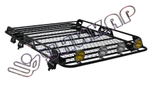 Багажник ВАЗ-2123 Chevolet Niva с боковым ограждением с сеткой на штатные места Уникар V212303