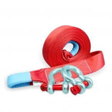 Динамический строп(рывковый), 40т, 9м, серия Стандарт с шаклами 6.5т Tplus T008040