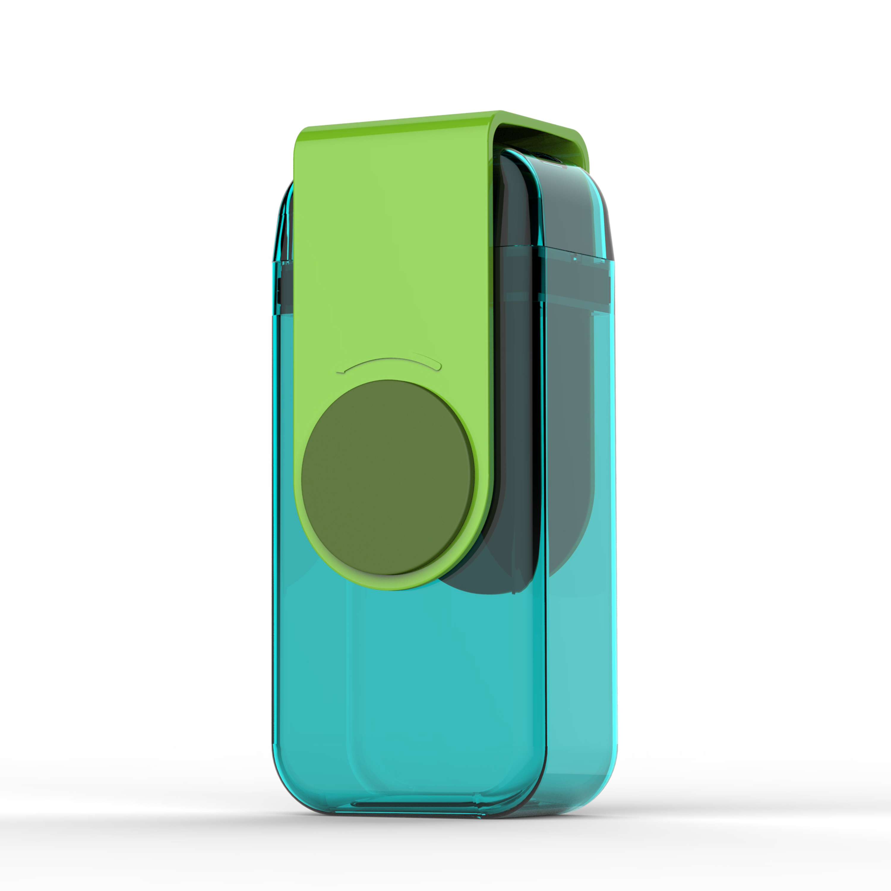 Бутылка JUICY DRINK, 290 мл, бирюза/зеленый  JB300.04-GREEN