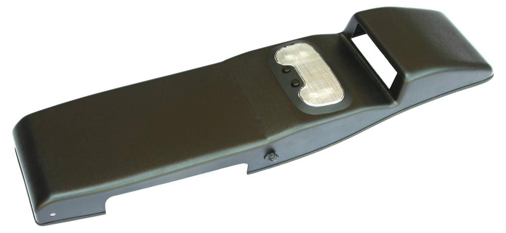 Консоль потолочная для установки р/c УАЗ Патриот рестайл.2014, вырез под р/c 140х40 мм,черная,УП2015 276