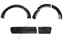 Комплект расширителей колесных арок с молдингами на двери Русская артель Nissan Pathfinder R51  ZKK-190300