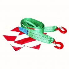 Буксировочный ремень 6/9т 4.5м Крюк/Крюк с флажками(2 шт) Tplus T002120