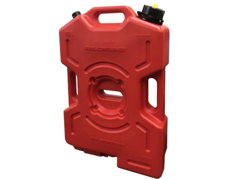 Канистра "Экстрим Квадро" 10л модульная красная kan-EXKv+-10L-RD