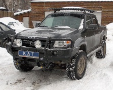 Бампер передний силовой с кенгурином алюминиевый KDT Mazda BT-50, Ford Ranger   1401L