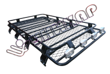 Багажник Toyota Land Cruiser 80 корзина с сеткой на водостоки Уникар TLC8001