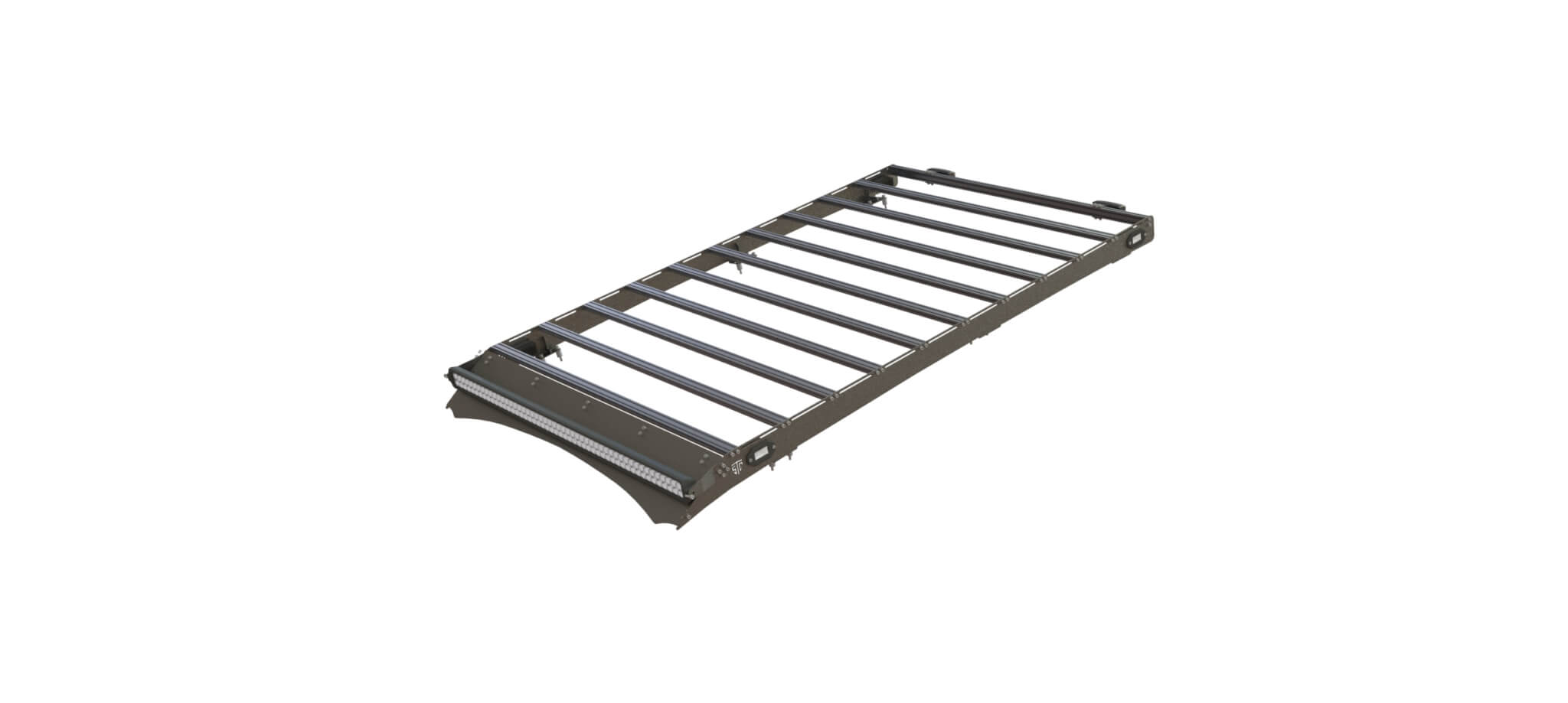 Багажник экспедиционный STC Toyota Land Cruiser 100/105/Lexus LX470 с дальним, рабочим и задним светом  STC-TLC100/105-TR-L1L2L3