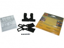 Крепёж для лопаты полиуретановый в блистере с бонусным ремешком (чёрный) 33-30-0129b