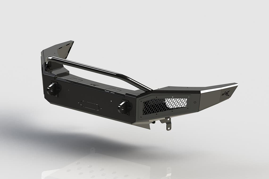 Бампер силовой передний BMS PRO-Line для Тойота Хайлюкс 2020-2021 BMS060133