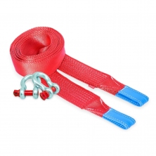 Динамический строп(рывковый), 12т, 5м, серия Стандарт с шаклами 3.25т Tplus T008021