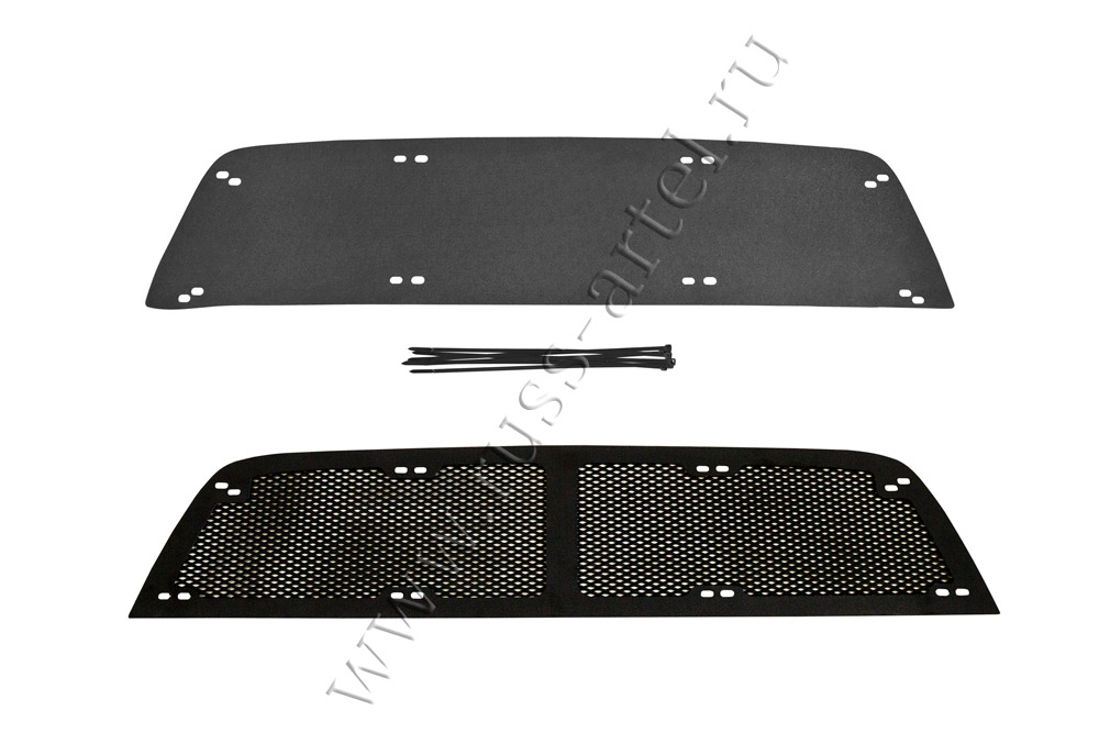 Защитная сетка и заглушка решетки переднего бампера Русская артель Renault Duster 2015-  SRR-135702