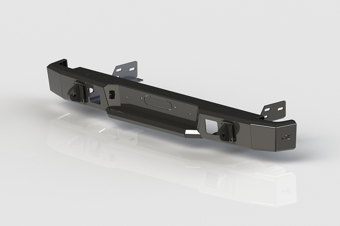 Бампер силовой задний BMS PRO-Line для Исузу Д-Макс 2012-2018 BMS060093