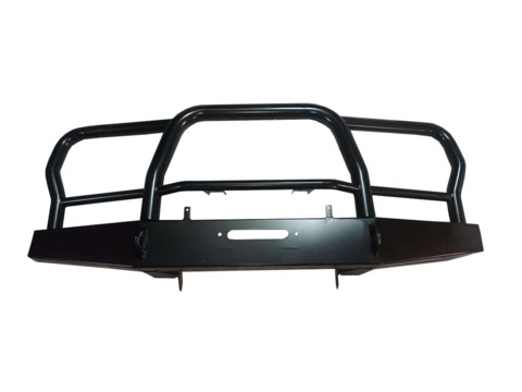 Бампер передний с площадкой под лебёдку для Land Rover Defender (без кондиционера) РИФ RIFDEF-13300