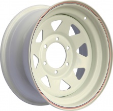 Диск усиленный Тойота Ниссан стальной белый 6x139,7 7xR16 d110 ET-15 (треуг. мелкий) 1670-63910WH-15A17