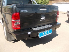 Бампер задний силовой "Спорт" KDT Toyota Hilux  15022 