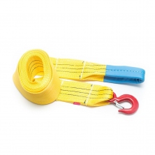 Буксировочный ремень 8/13т 4.5м Крюк/Петля Tplus T000131