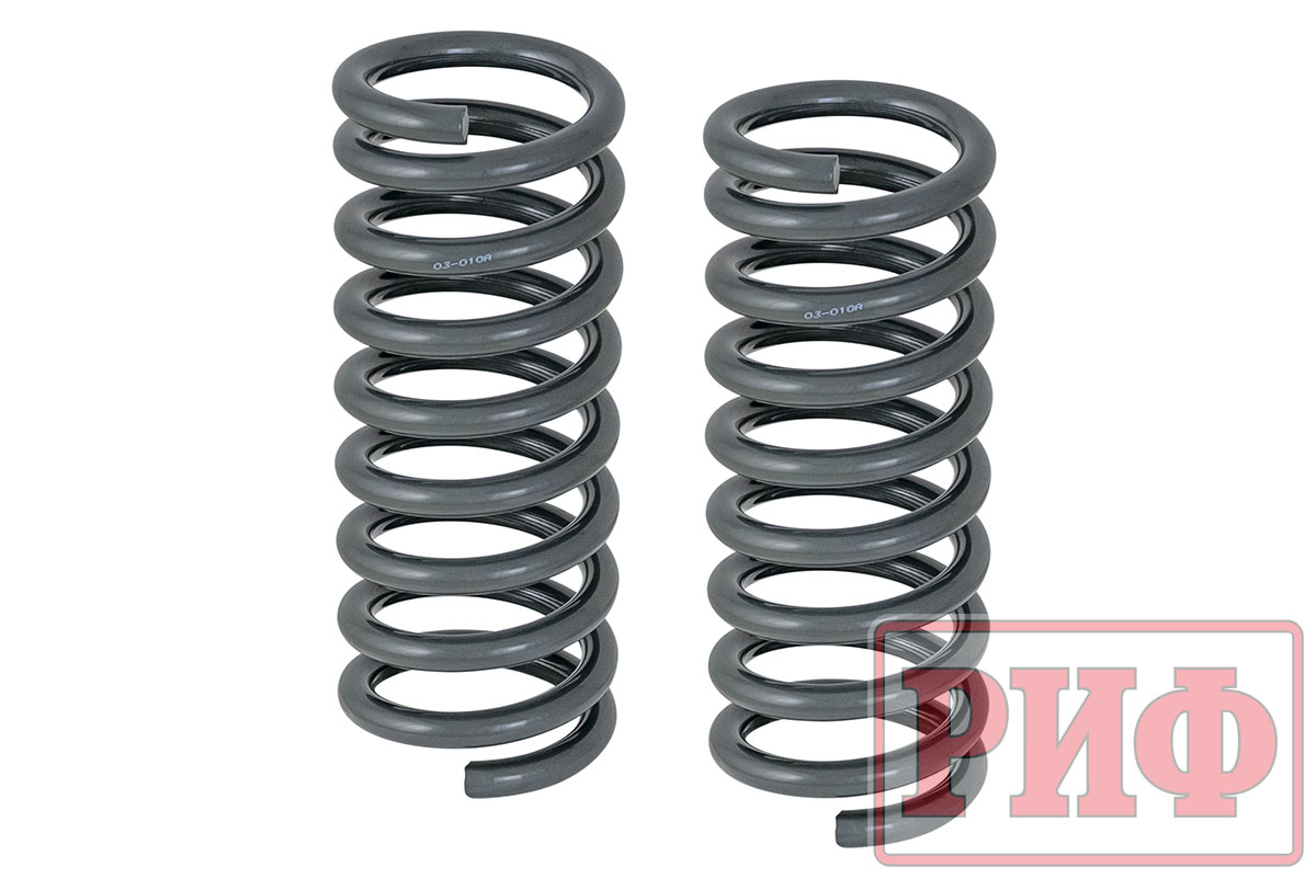 Пружины РИФ передние Нива 2121, 21213, 21214, 21214M +25 кг лифт 50 мм 03-010A