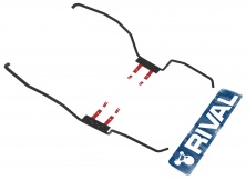 Бампер боковой Yamaha Grizzly 700/550 Риваль 444.7116.1