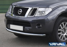 Защита переднего бампера d76 RIVAL Nissan Pathfinder 2010-2014  R.4105.001