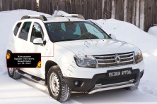 Жабо цельное Вариант 2 без скотча Duster 2010-2014 (I п.) NR-158612