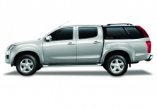 Кунг SAMMITR Isuzu D-Max 2012+ V4 серебристый (529) сдвижные окна 