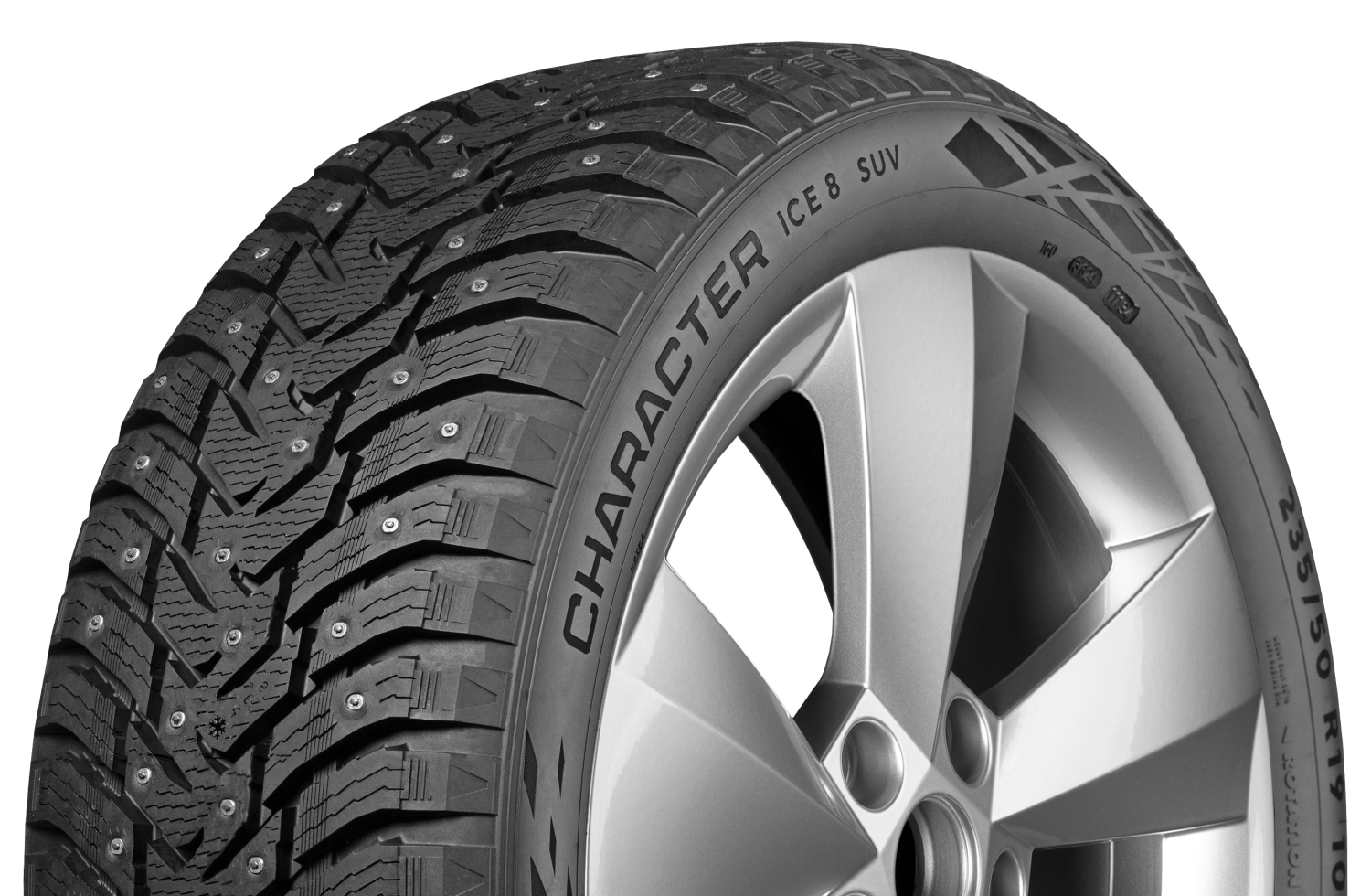 Шина IKON Tyres 245/75 R16 111T Character Ice 8 SUV Studded (Nordman 8 SUV) шипованные TS78068
