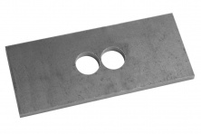 Проставка рессора-мост для ГАЗ Соболь 165х70х6, диаметр отв. 22 мм PRM-G