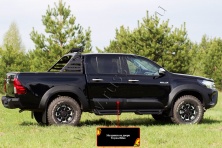 Молдинг на дверь задний правый Русская артель Toyota Hilux 2015-2018 (VIII дорестайлинг)  MT-075130