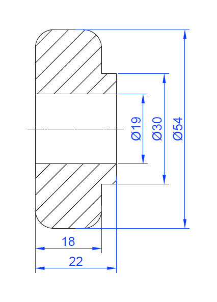 Втулка для верхнего крепления TDR1114, FC41114, BM401114, FC404900 Tough Dog Toyota Land Cruiser 200/Toyota Land Cruiser 100  404454B