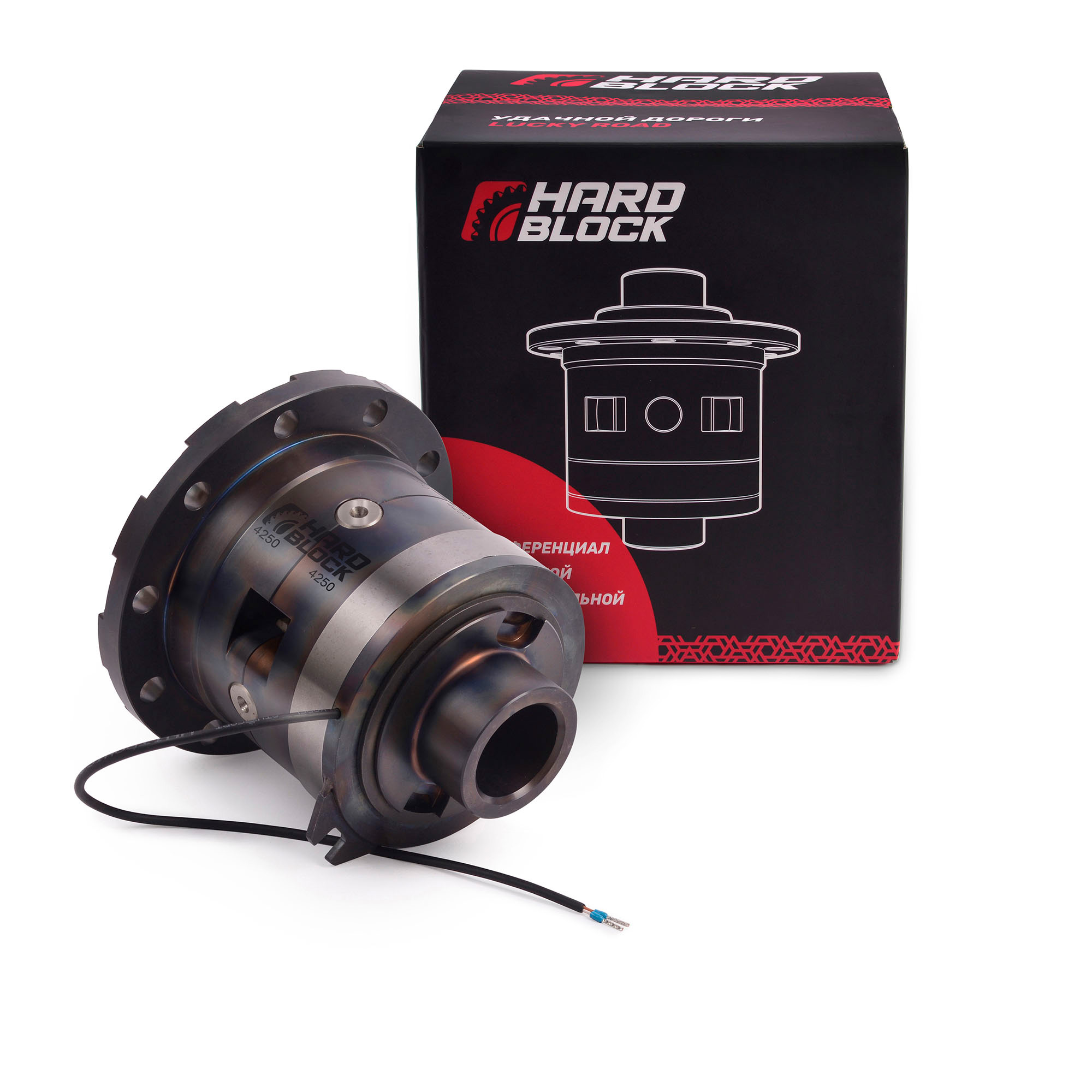 Электрическая блокировка HardBlock для УАЗ в редукторный (военный) мост 10 шлицев HardBlock HBE504