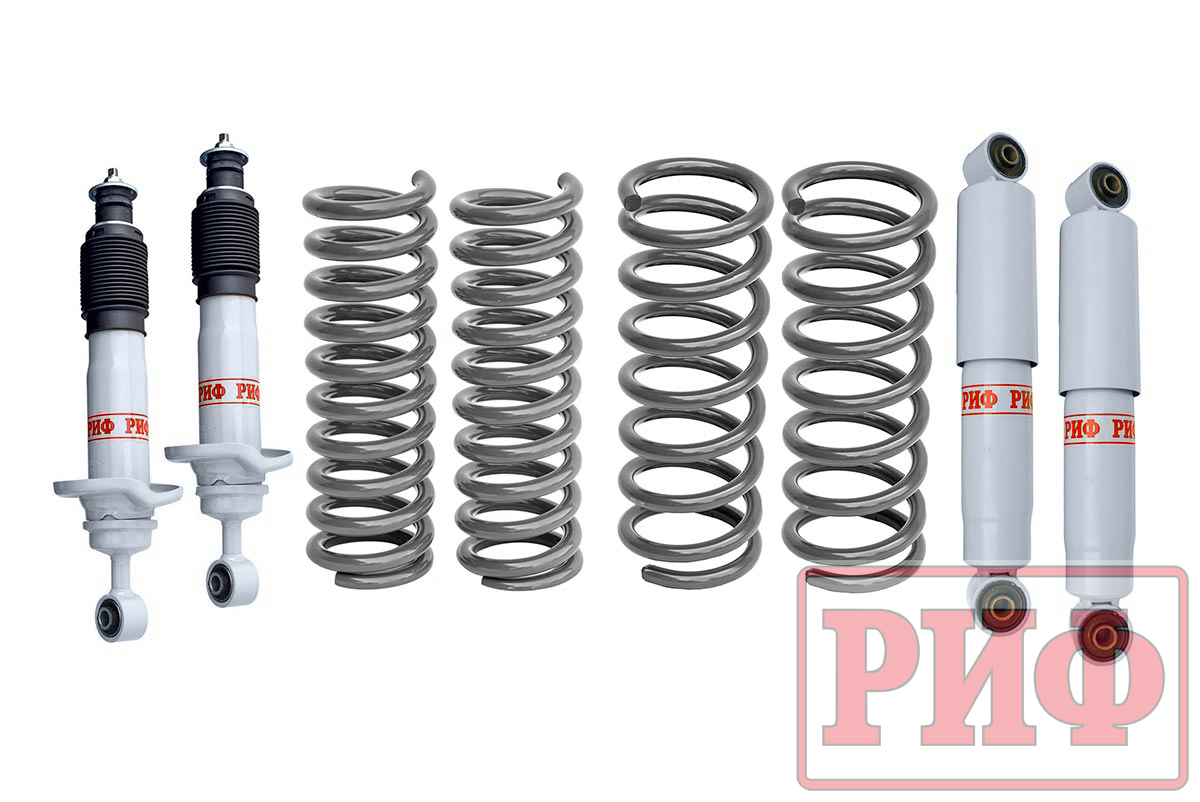 Лифт-комплект РИФ газовый Nissan Pathfinder R51 лифт 40 мм жесткий RIF-R51-C-G