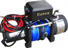 Лебёдка электрическая 12V Runva 5000lbs, 2268кг, синтетический трос   EWX5000SR