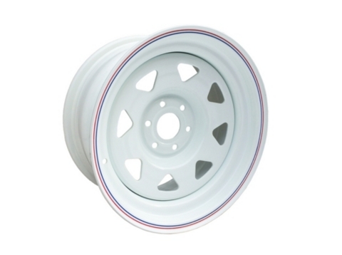 Диск колёсный стальной штампованный 6x114.3, размер 8х16, ET 0, ЦО 66.1, белый, №47B 1680-64366WH-0