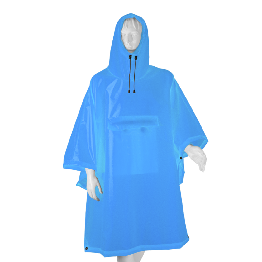 Дождевик-пончо BTrace Rain Compact (Голубой)  V0632-BL