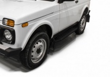 Порог "Premium-Black" RIVAL Lada 4x4  A128ALB