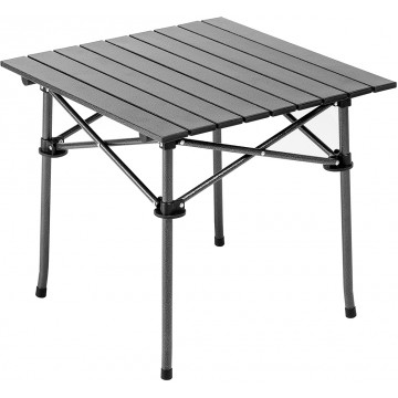 Стол складной Premier 55x55x50см., реечная столешница алюминий, с отделением под посуду  PR-MC-605