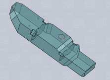 Бак топливный основной увеличенной ёмкости KDT Toyota Tundra   2224