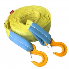 Усиленный буксировочный ремень, 16/21т, 4м, Крюк/Крюк Tplus T014673