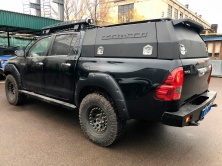 Кунг экспедиционный трехдверный III поколения KDT Toyota HILUX 2015-   15283