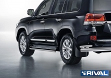 Защита штатного порога d42 RIVAL Toyota Land Cruiser 200 2011-2015/Toyota Land Cruiser 200 2015-  R.5713.014