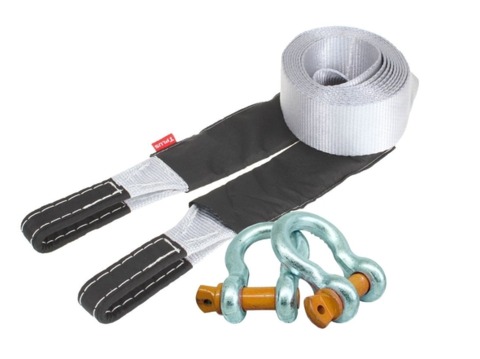 Динамический строп (рывковый) 7 т 9 м серия "Туризм" (шаклы 3.25т- 2 шт. и мешок) T018176