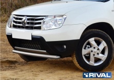 Защита переднего бампера d57 RIVAL Renault Duster 2011-2015  R.4701.011