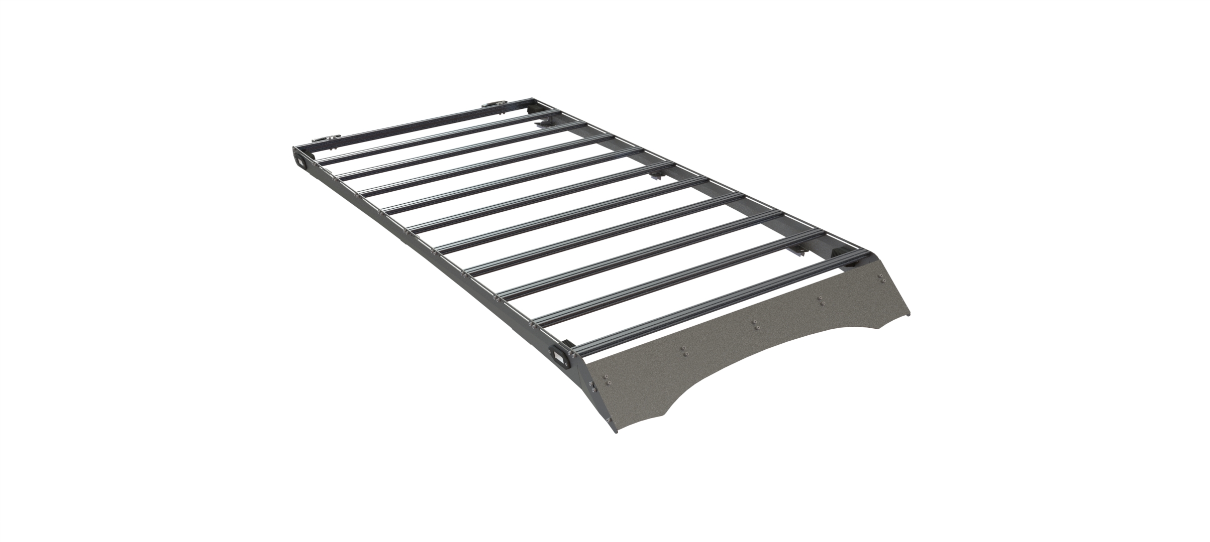 Багажник экспедиционный STC Mitsubishi Pajero IV с рабочим и задним светом  STC-MPA/06-TR-L2L3