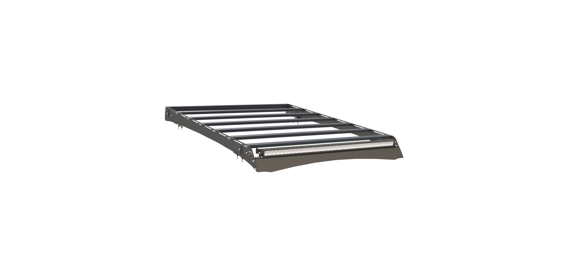 Багажник экспедиционный STC Toyota Hilux 2005+ с дальним светом  STC-TH05-TR-L1