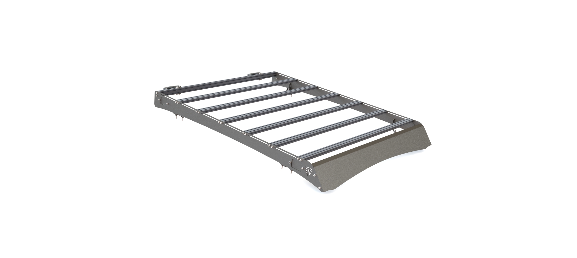 Багажник экспедиционный STC Toyota Hilux 2005+ с задним светом  STC-TH05-TR-L2