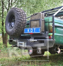 Бампер задний силовой KDT Mitsubishi L200 1996-2005  1202