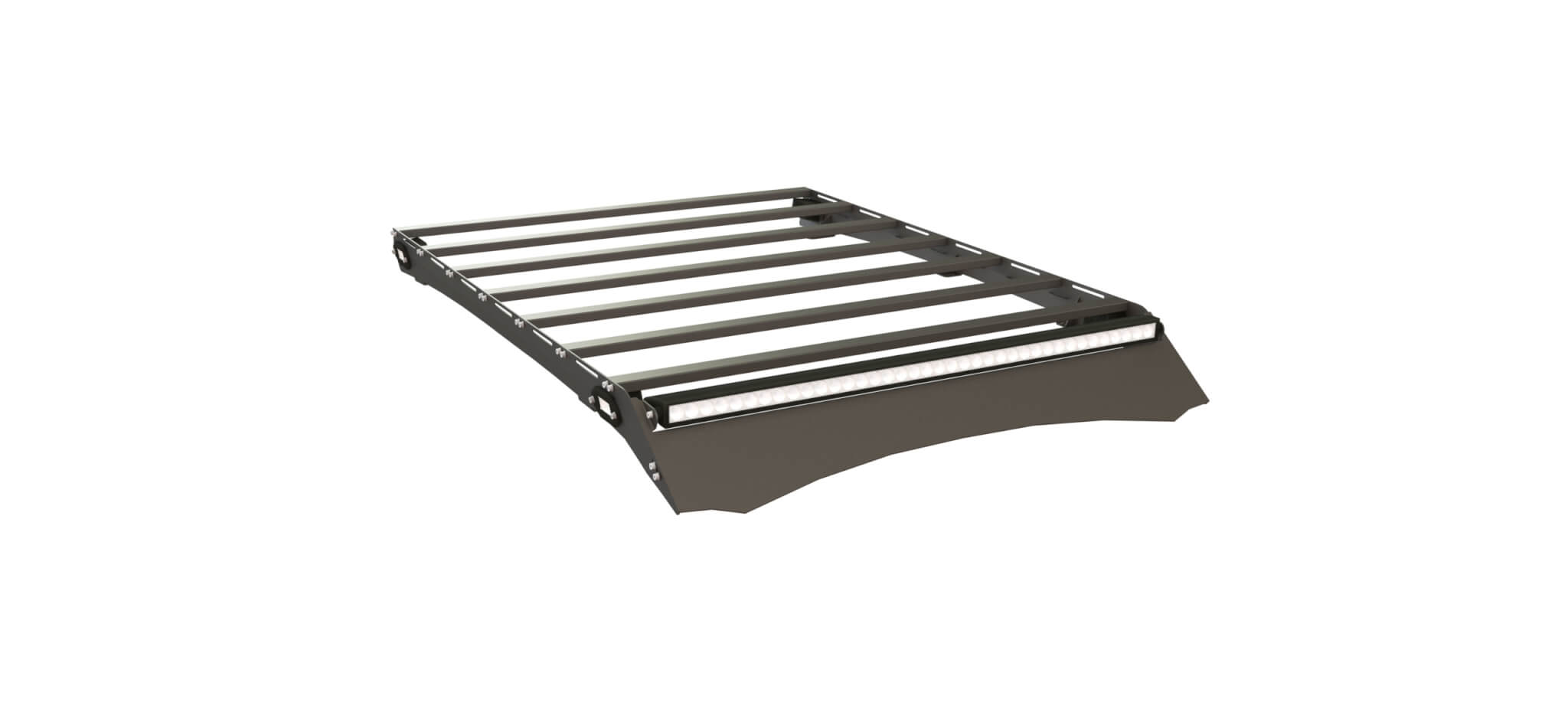 Багажник экспедиционный STC Fiat Fullback с дальним и рабочим светом  STC-FF-TR-L1L3