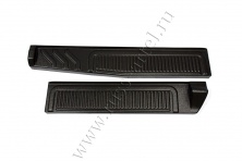 Накладки на металлические пороги (комплект) Русская Артель Toyota Hilux 2011-2013 NP-040802